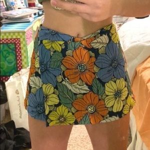 floral envelope shorts